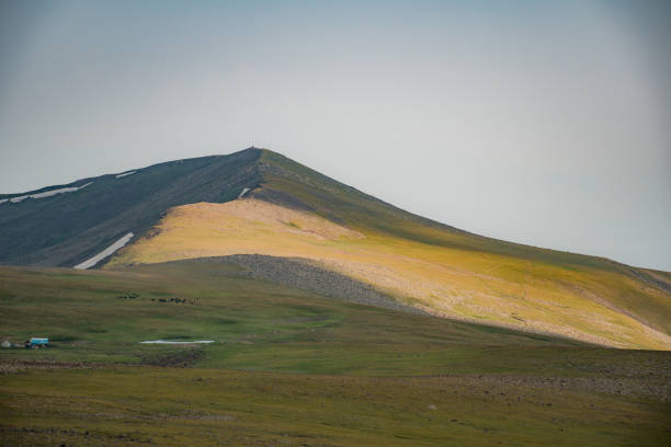 beautiful mountains in summer time