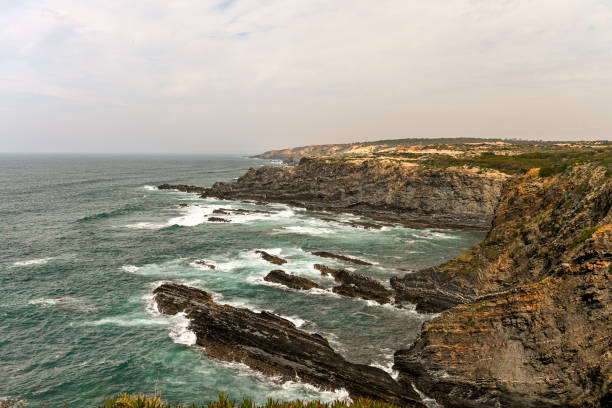 istock Rugged Cliffs of Cabo do Sardao Overlooking the Atlantic 2165411264