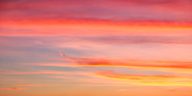 istock Colorful dusk embodying solitude; apt for inspirational backgrounds. 2165413247