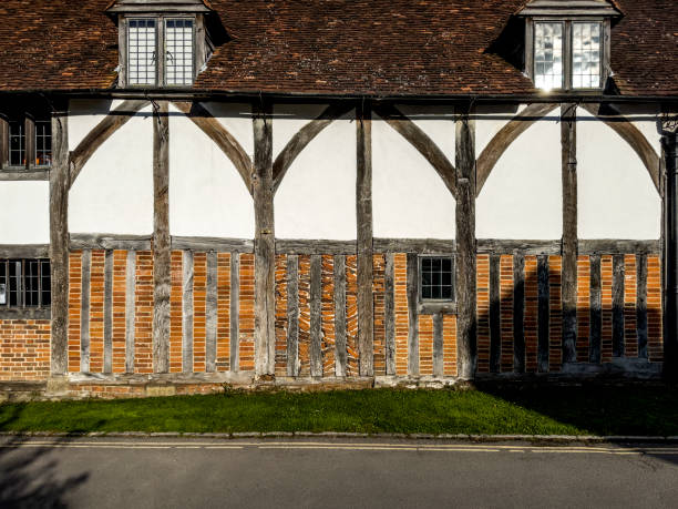 Exterior of the Pilgrims Hall, Winchester, UK.  There are no people in the photograph