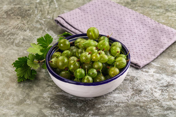 istock Ripe sweeet and juicy gooseberry 2165421834