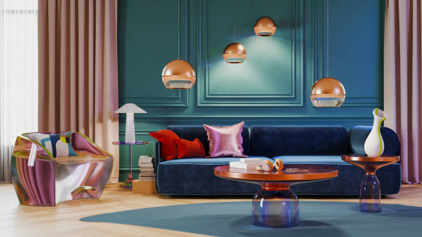 Colorful living room