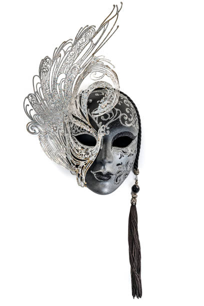 istock Venetian carnival mask isolated on white background. 2165430827