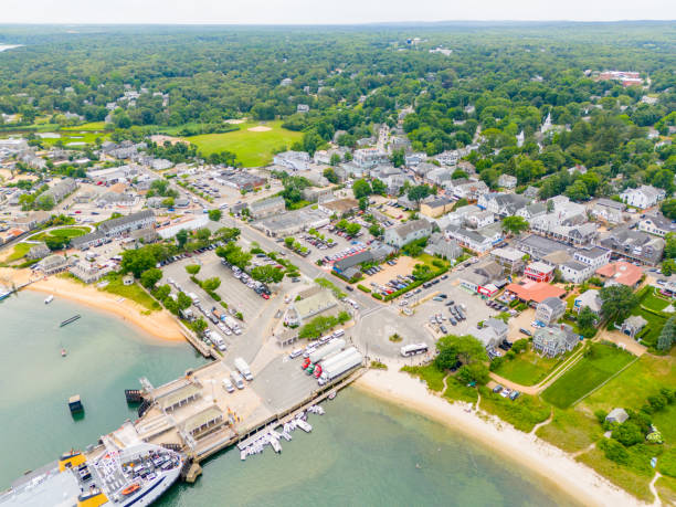 istock Woods Hole ferry terminal on Marthas Vineyard 2165434300