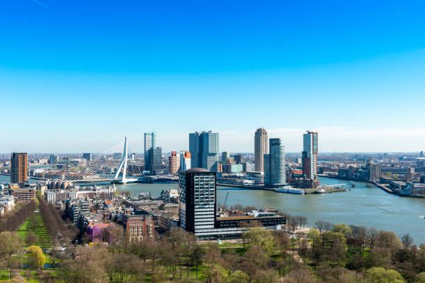 istock Aerial view of the Rotterdam skyline 2165434883