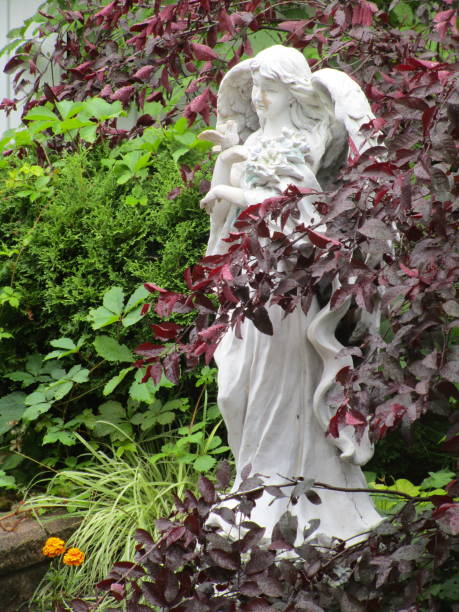 istock Angel in Lush Foliage 2165435152