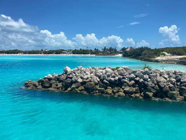 istock Rocky Outcrop in Caribbean Waters 2165443364
