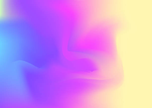 istock Holographic Gradient. Retro Creative Brochure. Violet Neon Texture. Vintage Cover. Pearlescent Background. Modern Card. Hologram Texture. Pop Surface. Pink Holographic Gradient 2165445094