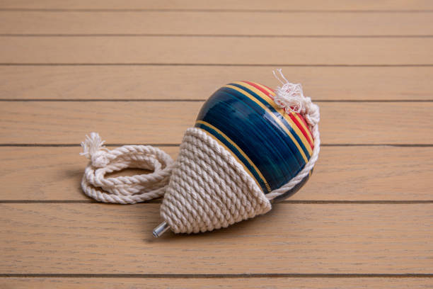 istock Mexican handmade wooden trompo 2165445812