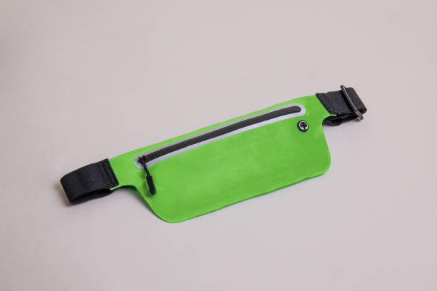 istock fabric fanny pack on beige background 2165446160