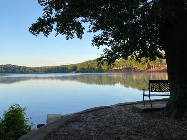 istock Sunrise by the Lakeside 2165446406