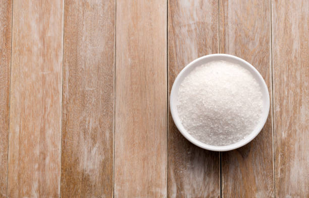 istock Magnesium chloride flakes, ionic mineral compound - Sea salt 2165451311