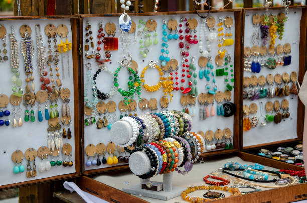 istock Designer jewelry and handmade souvenirs 2165452633