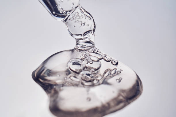 istock Pipette with cosmetic gel or serum close-up. 2165454013