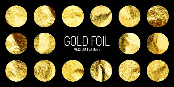 istock Gold foil, shiny handmade circles. Golden glittering texture, pattern. Luxury shining hand drawn background. Wedding, greeting card decoration elements. Modern minimalist art. Vector illustration 2165462095