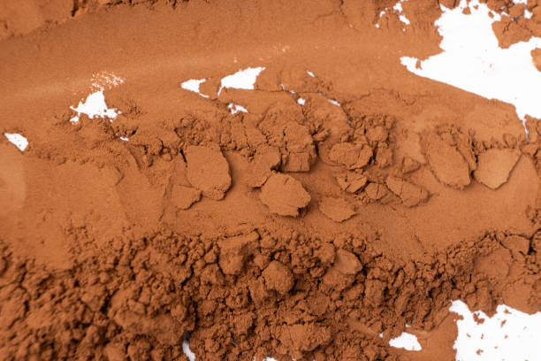 istock Macro Cocoa Powder, Texture Spilled Dry Cocoa 2165462751