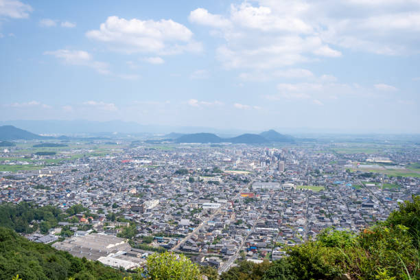 istock Nostalgic town in Japan 2165466797