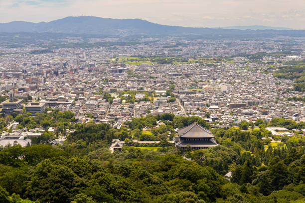 istock Wakakusayama Hill, Nara panoramic view 2165482668