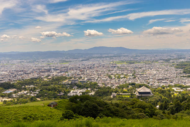 istock Wakakusayama Hill, Nara panoramic view 2165482676