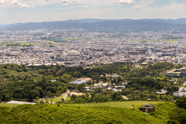 istock Wakakusayama Hill, Nara panoramic view 2165482701
