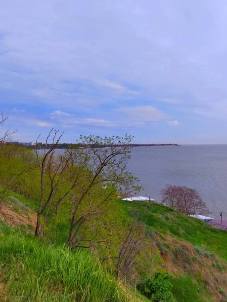 istock Beautiful view of the river from above 2165483430