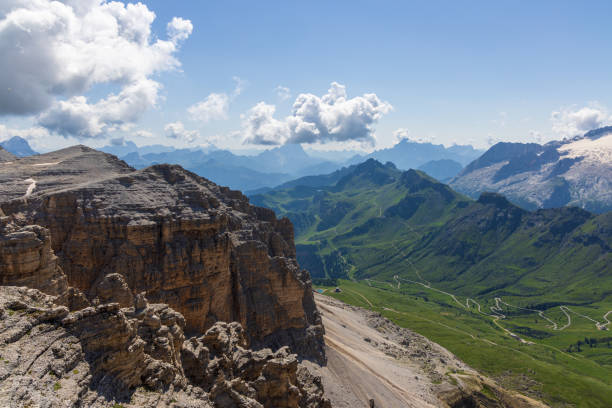 A view of Sass Pordoi - Dolomites - Italy