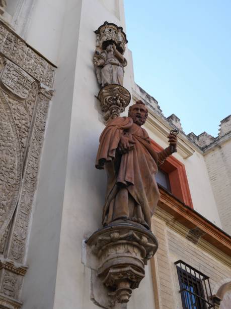 istock Statue of a priest 2165499248