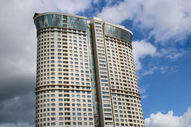 View on the city downtown and skyscrapers from Istanbul