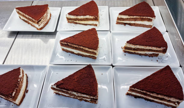 Slice of new york cheesecake on plate