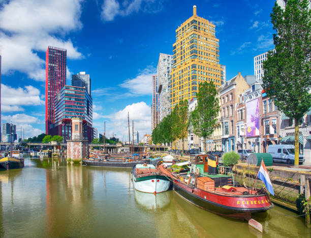 istock Old port in Rotterdam, Netherlands 2165505560