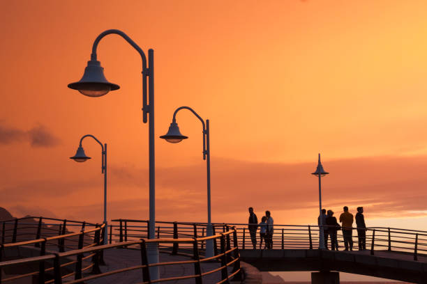 Agaete, Gran Canaria - October 19, 2014: Poets' Walk in the municipality of Agaete on the island of Gran Canaria, Spain