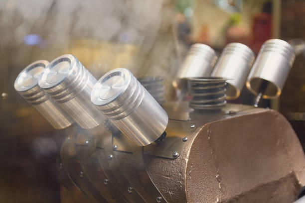 istock Simplified model of an internal combustion engine as a decoration 2165513864