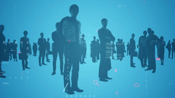 istock Multi ethnic people and digital transformation concept. 2165521453