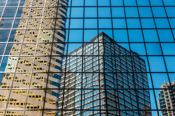 istock Denver skyscrapers reflection, Colorado, USA 2165526974