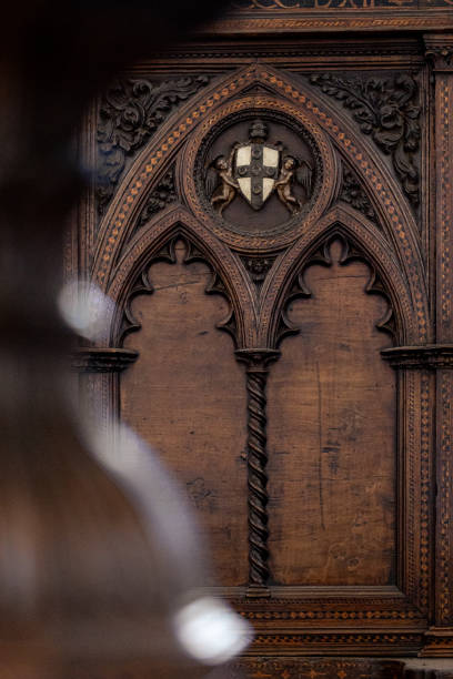 istock Interior of Medieval Church 2165527832