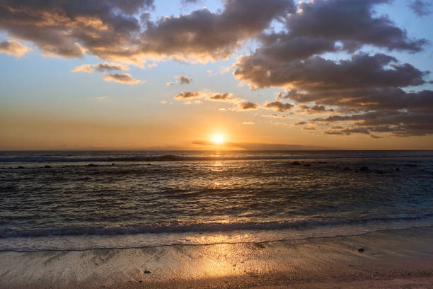 Beautiful sunset over the ocean
