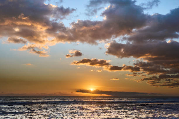 istock Beautiful sunset over the ocean 2165528606