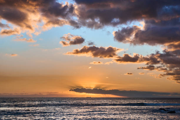 istock Beautiful sunset over the ocean 2165528610