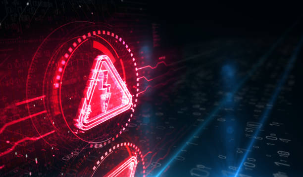 istock Electric power danger warning symbol digital 3d illustration 2165535837