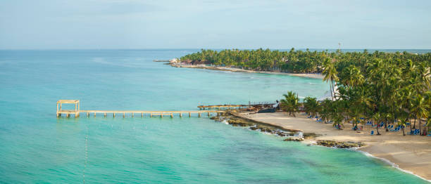 istock Nice view of Dominicus beach and pier 2165539351