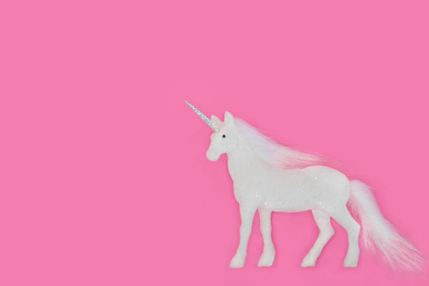 istock Magical Unicorn Christmas Tree Decoration Background 2165552189
