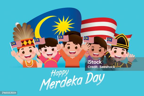 Shell Merdeka Day Malaysians Celebrate Merdeka Day In Traditional Costumes Stock ...