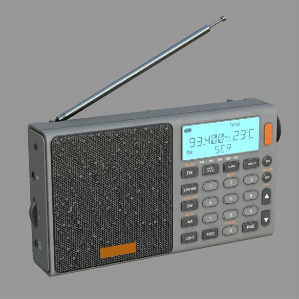 istock Retro Revam Realistic 3D Portable Radio Render (4K Resolution). 2165554946