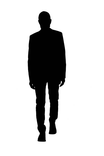 istock silhouette of a man in black and white 2165557350
