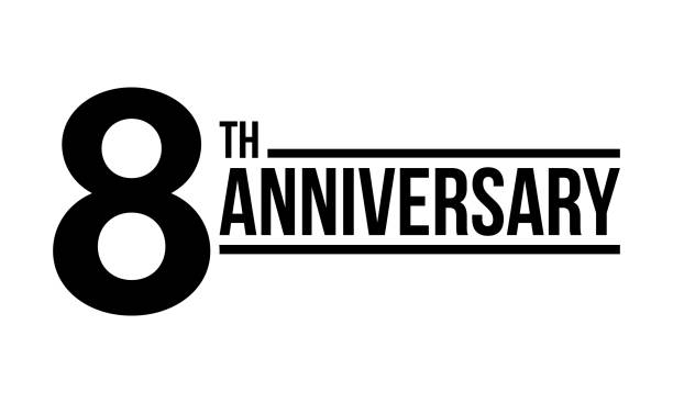 360+ 8th Anniversary Stock Illustrations, Royalty-Free Vector