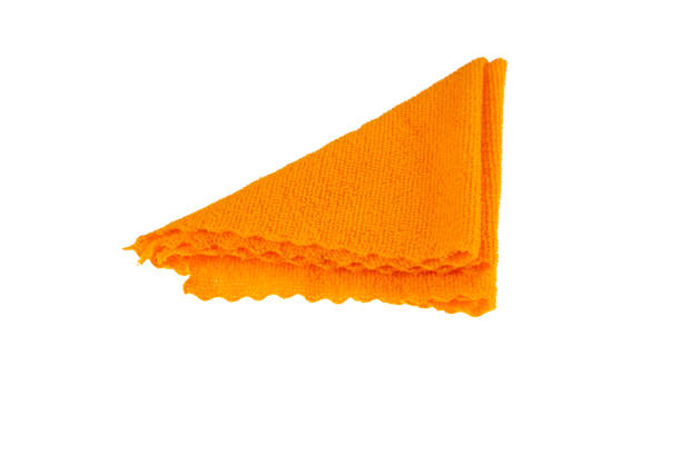 istock Rag microfiber isolated on a white background. Microfiber cleaning towel. 2165561639