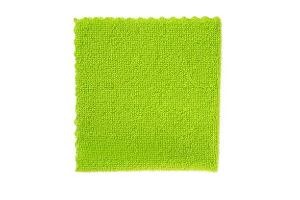 istock Rag microfiber isolated on a white background. Microfiber cleaning towel. 2165563319