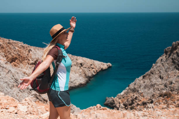 istock Feeling the nature and success in hiking! 2165567051