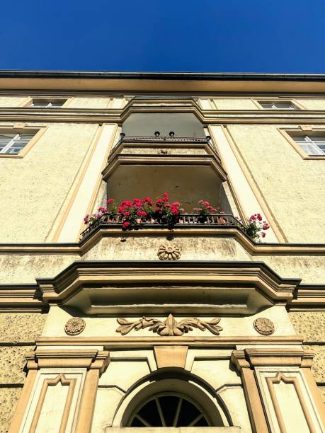 Balconies on a building at Picheldorfer Strasse, Spandau (Berlin)