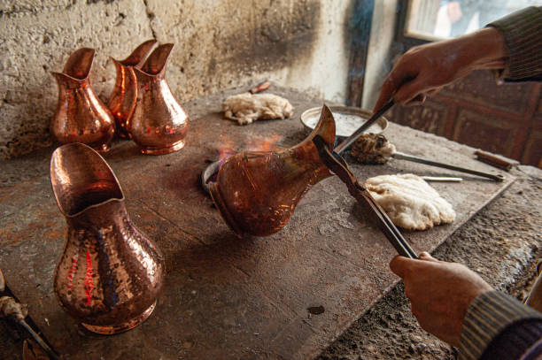 istock 03.05.2024 products produced from local old copper work in gaziantep, turkey 2165582625
